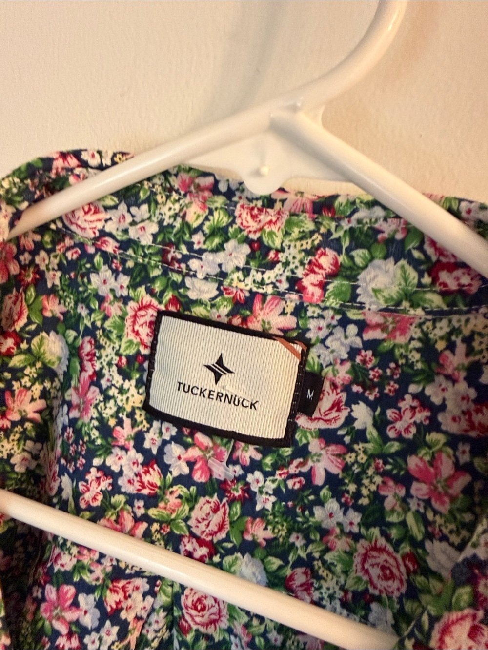 Tuckernuck Floral Callahan Shirtdress Long Sleeve Ruffle Hem medium - Picture 2 of 6